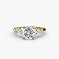 Three-Stone Ring (Baguette Side Stones)